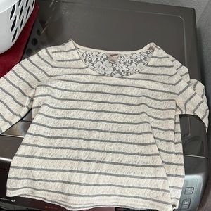 Arizona jeans company lace white shirt! Junior size XL